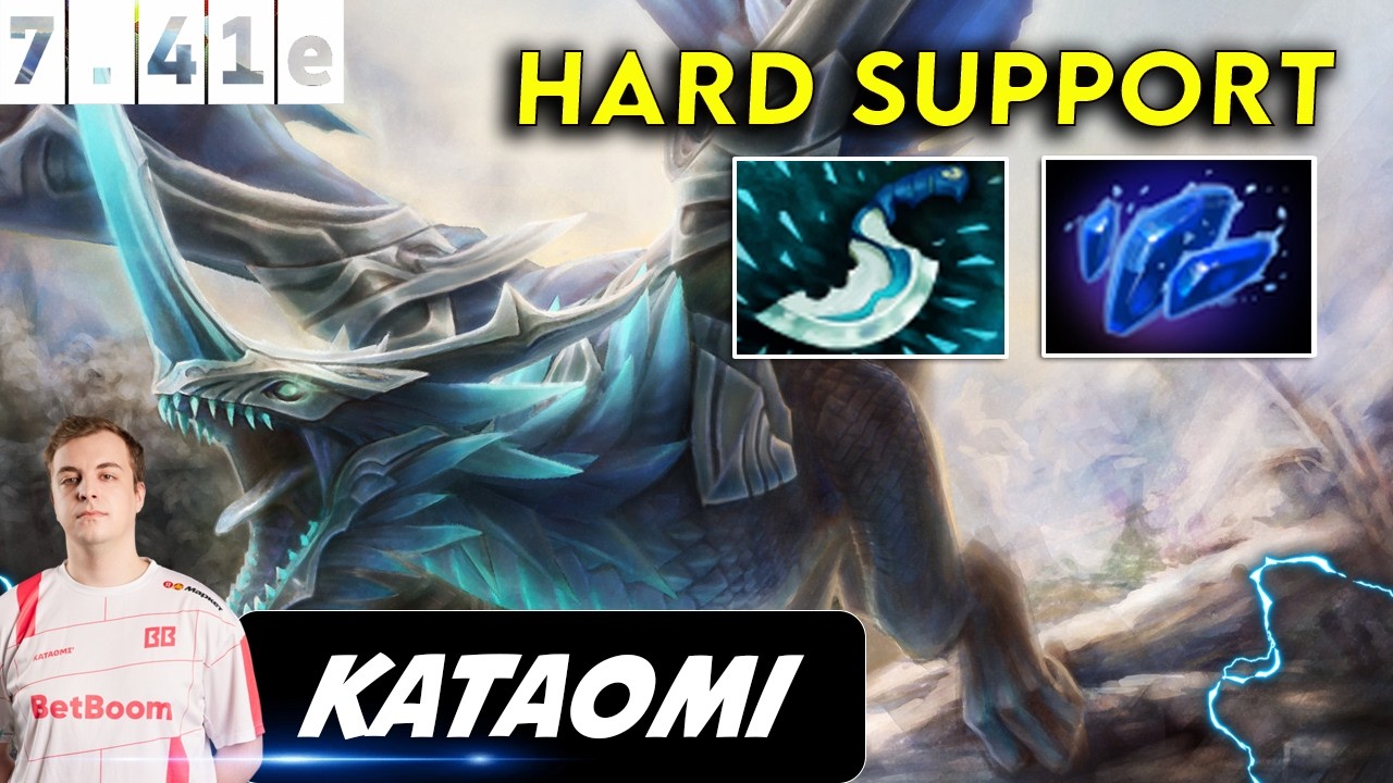 Kataomi` Winter Wyvern Hard Support - Dota 2 patch 7.41e Pro Player Full Gameplay