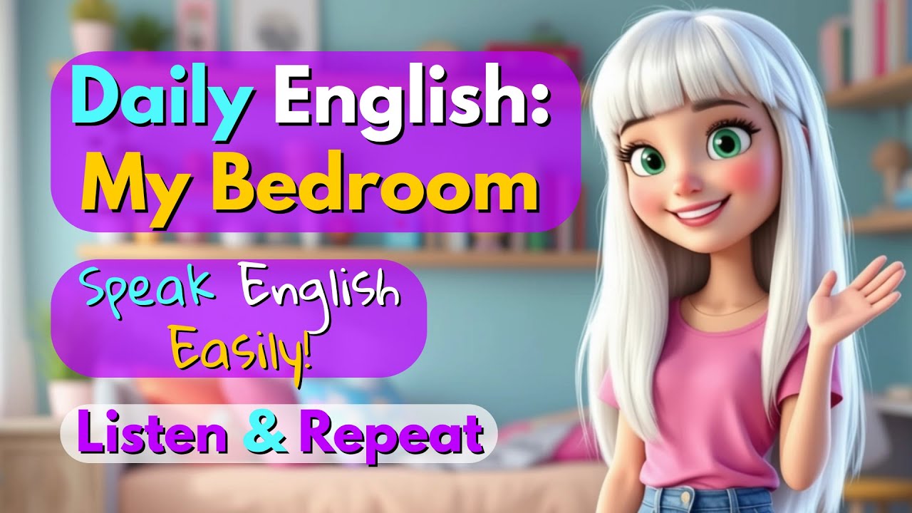 Speak English the Easy Way | Bedroom Story for A2–B1 Level