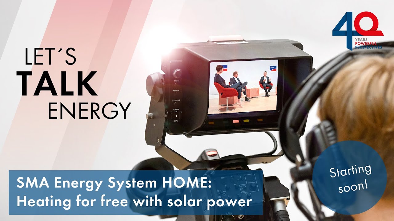 SMA Energy System HOME: Heating for free with solar power
