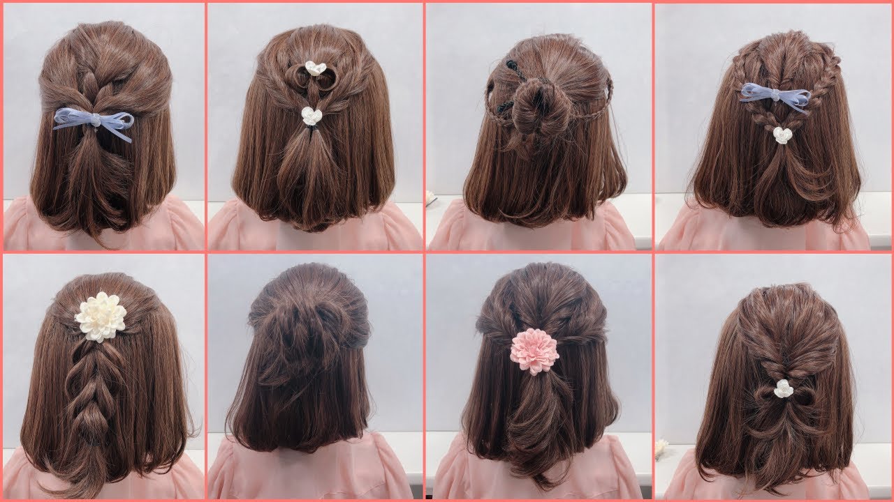 8款超簡單的公主頭造型  短髮 Top 8 easy hairstyles for short hair