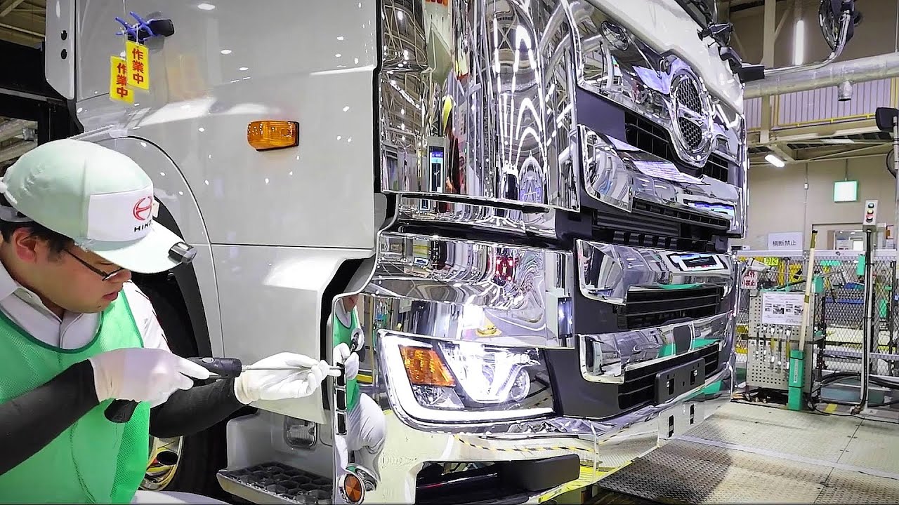 How Hino Trucks Are Made in Japan – Full Factory Tour (Nitta & Furukawa) 🚚🇯🇵