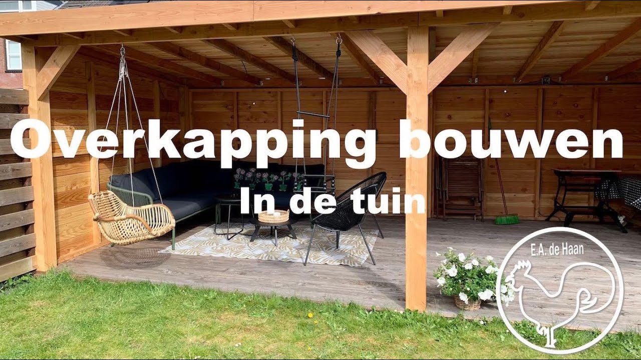 Overkapping bouwen in de tuin