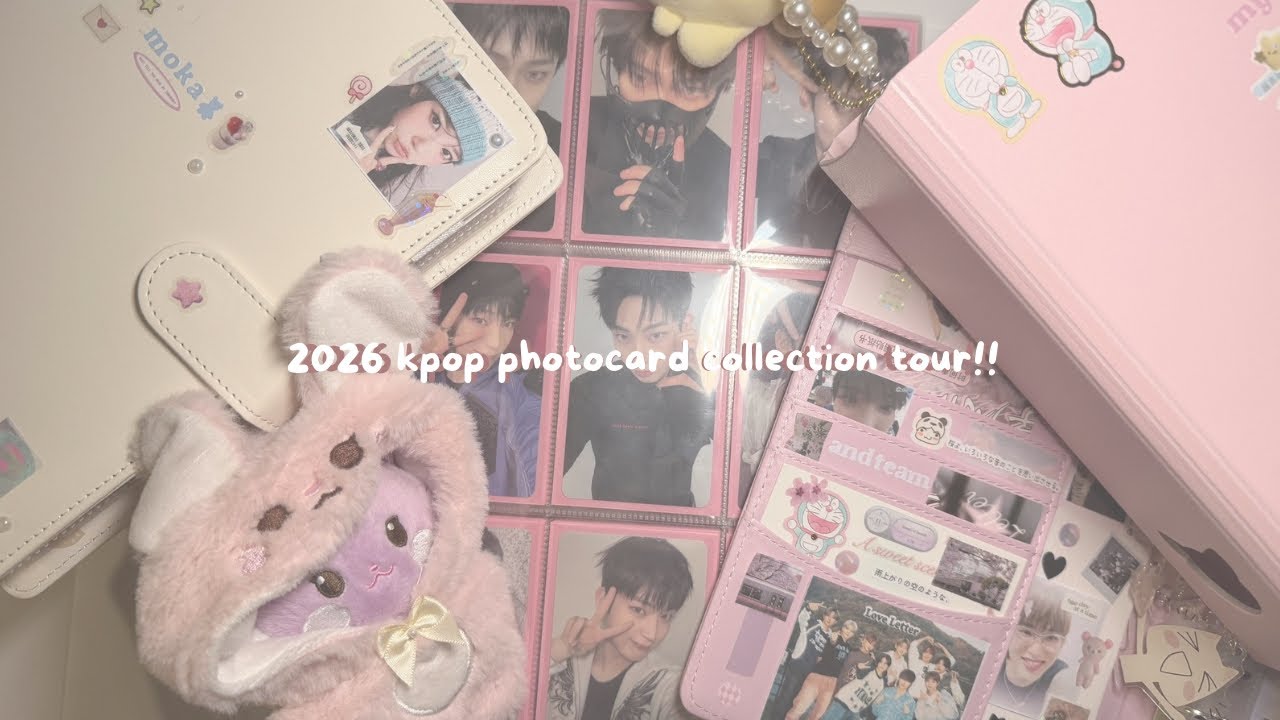 2026 kpop photocard collection tour / 19 binders!! (skz, enha, txt, illit + way more!!)