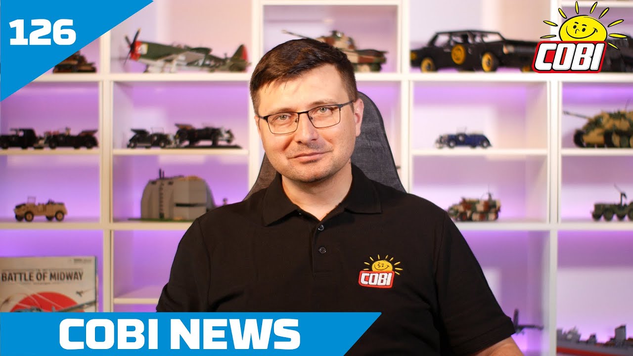COBI NEWS [126] 💥 KOLEJNY MODEL W SKALI 1:12? 💥 NAPISY W WIELU JĘZYKACH 💥