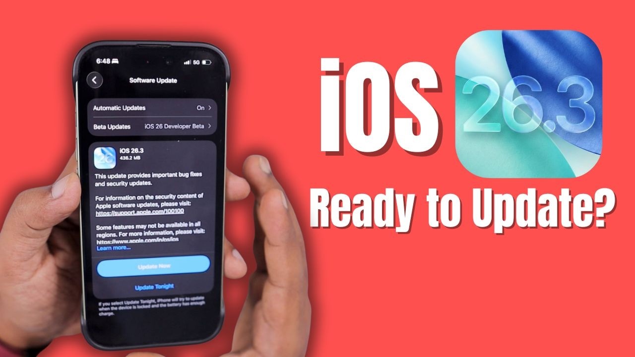 iOS 26.3 🔥 Update Size, Bug Fixes & SECURITY Fixes!