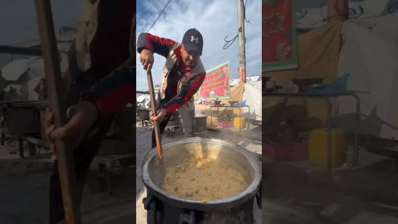 چێشتخانەی خێرخوازی لەغەززە بە سەرپەرشتی شێخ مەحمود سۆڵەیی