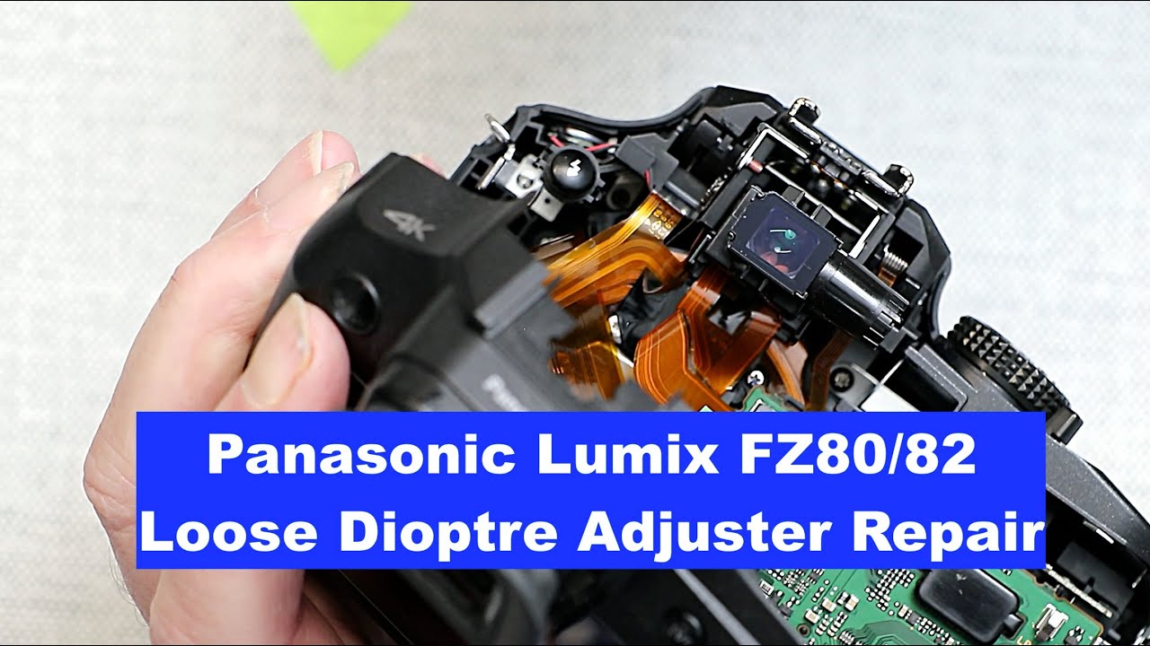 Ремонт разболтанного диска диоптрийной настройки Panasonic Lumix FZ80/82