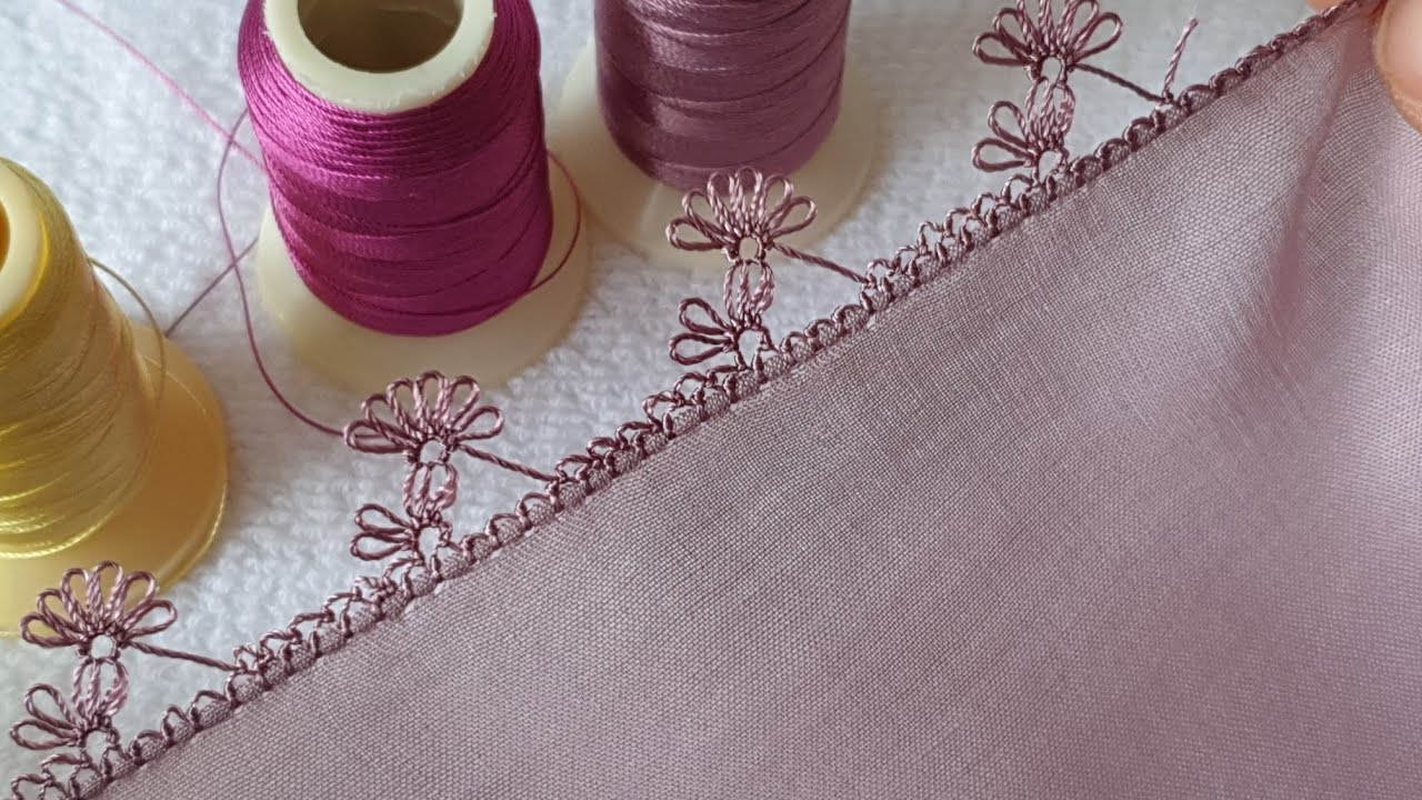 çıtı pıtı düz Yazmaya iğne oyası modeli