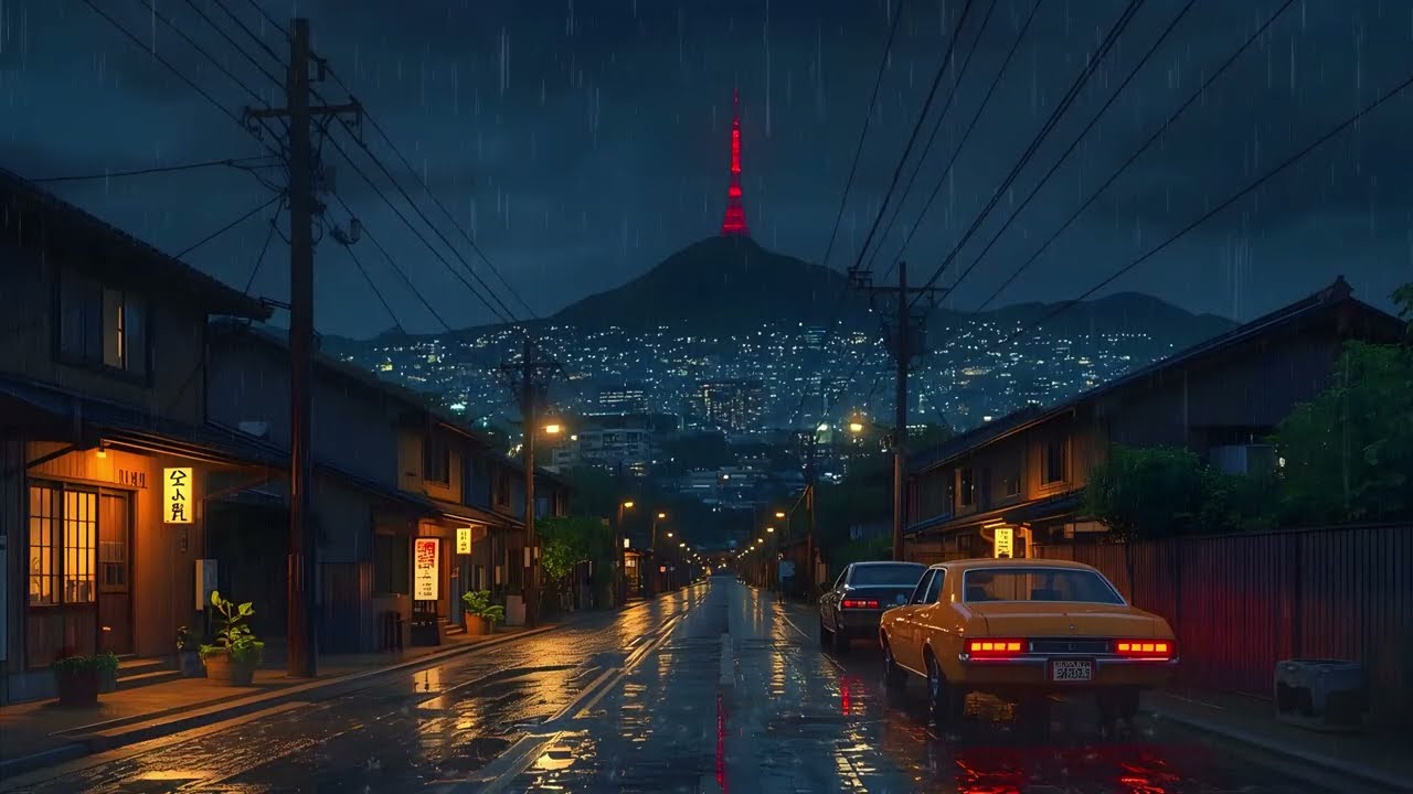 Rainy Tokyo Streets 🌧️ Lofi for Calm Nights & Deep Focus