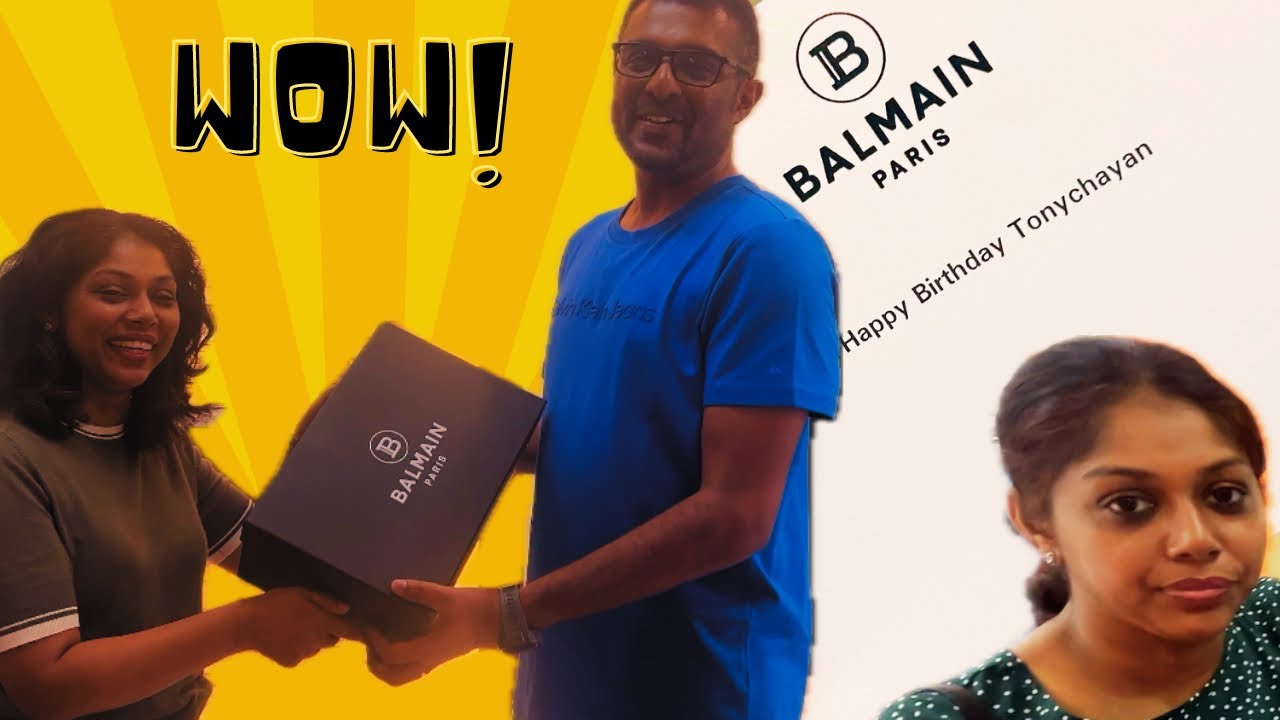 😲 Wife തന്ന SURPRISE Gift കണ്ടു ഞെട്ടി / Birthday Day #balmain