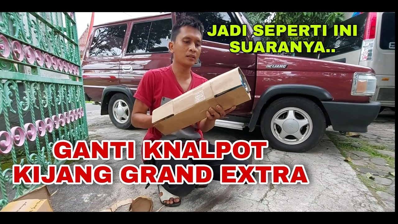 JADI SEPERTI INI..SUARA KIJANG GRAND EXTRA ST MOBI TV..| GANTI KNALPOT RACING BASS BULAT