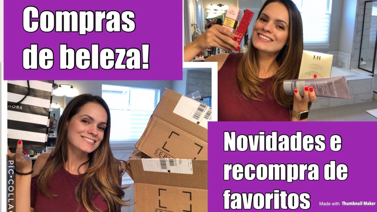 (Muitas) compras de beleza! Novidades e recompras!
