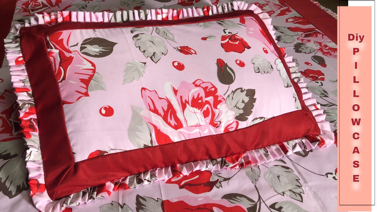 Pillowcase Making | How To Make A Simple Envelope Pillow Cover | Full Tutorial For Beginners