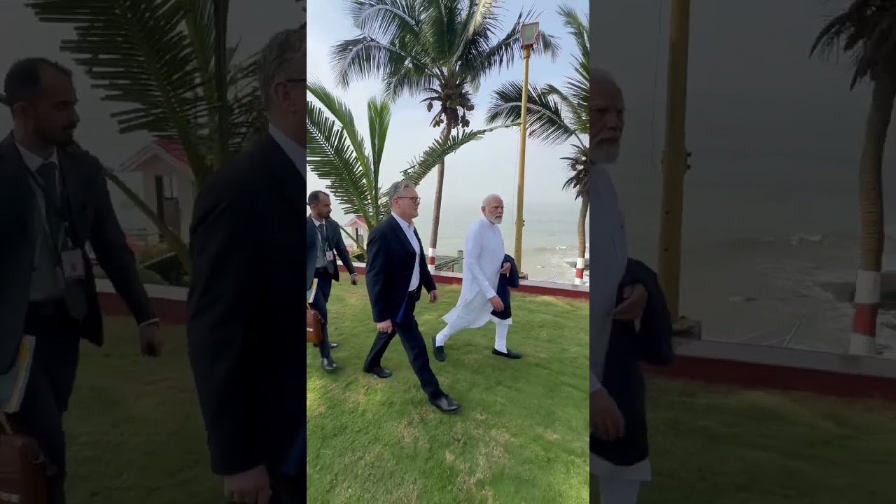 PM Modi Welcomes UK PM Keir Starmer in Mumbai: Strengthening India-UK Ties!