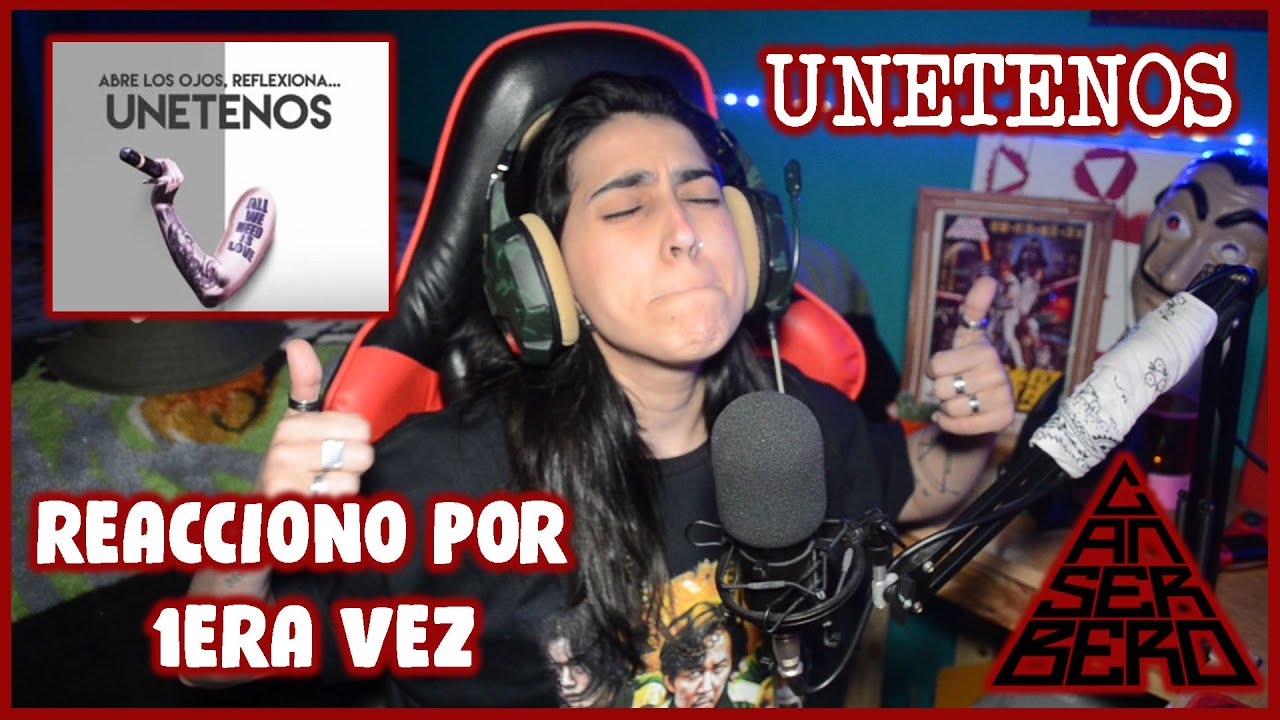 CANSERBERO - UNETENOS 🔥👊🤯[LA ESCUCHO POR PRIMERA VEZ🔥] REACCIONO AL DIOS CANSERBERO
