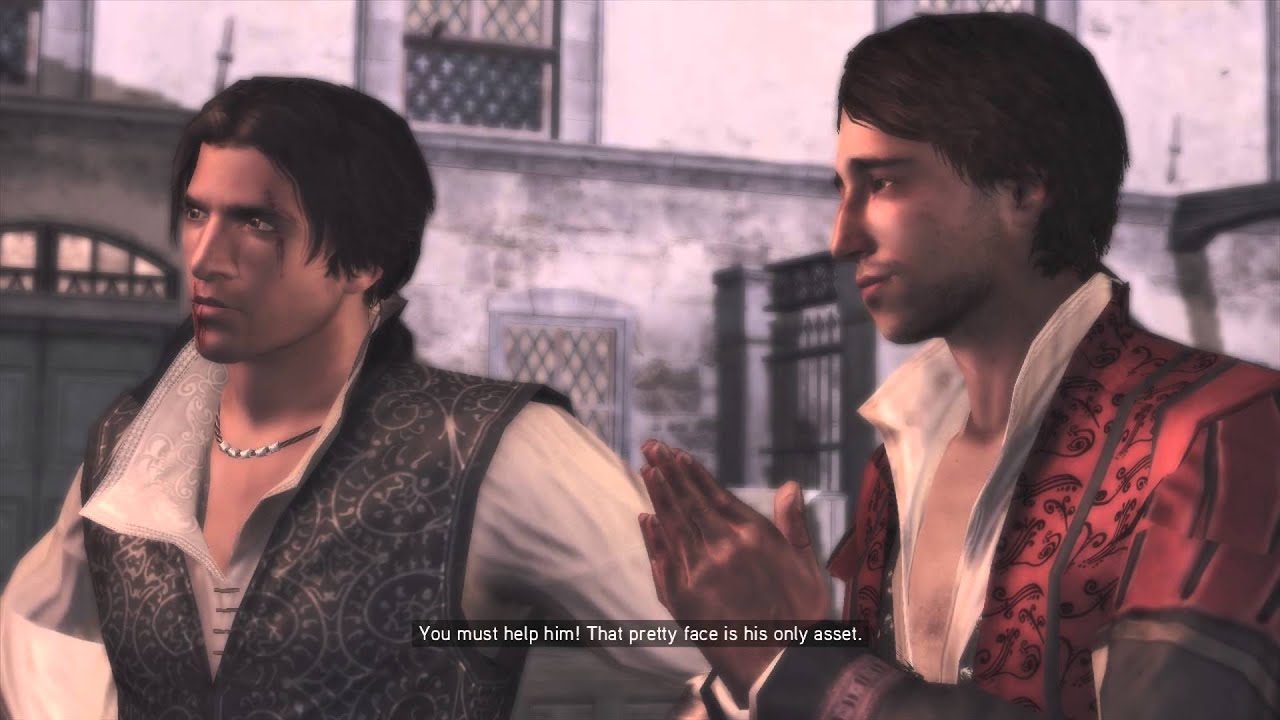 Assassin's Creed 2 Ezio Gets Cured And Insults His Brother