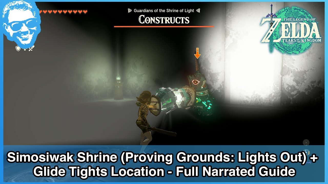 Simosiwak Shrine (Proving Grounds: Lights Out) & Glide Tights Location - Full Narrated Guide - TotK