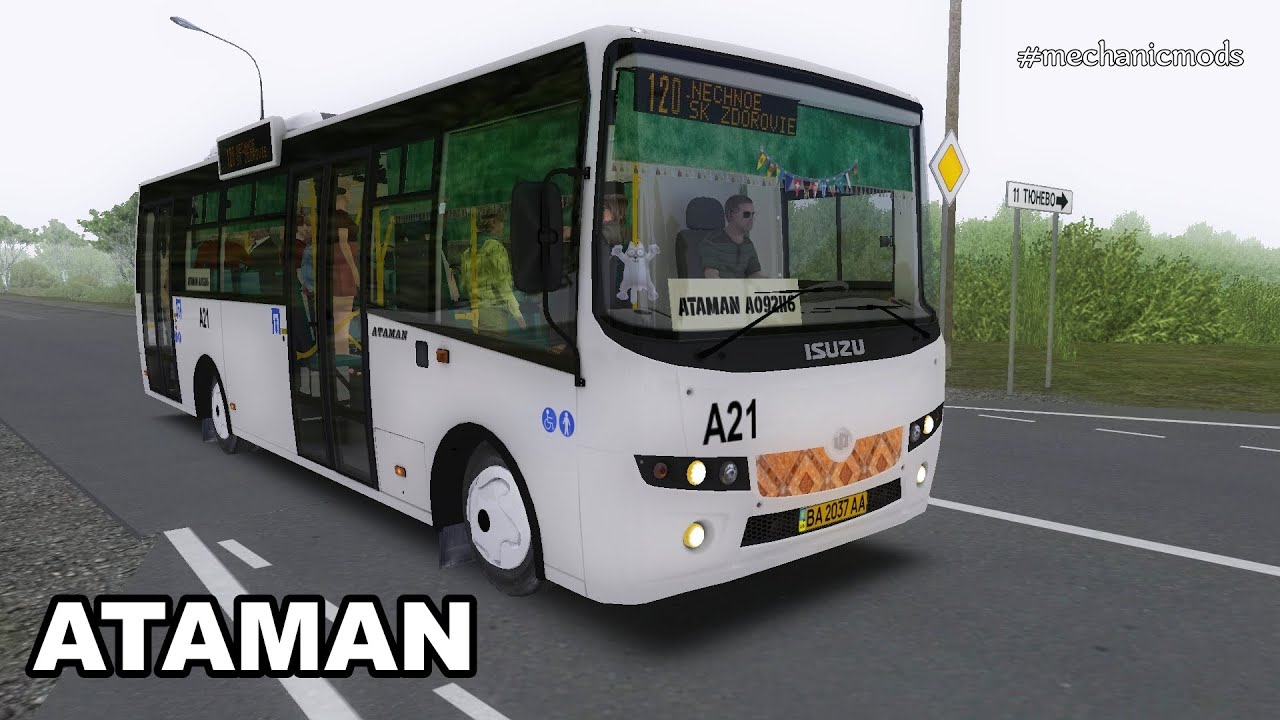ATAMAN А092H6 | OMSI 2 | engine ISUZU 4HK1-Е5NС EURO-5