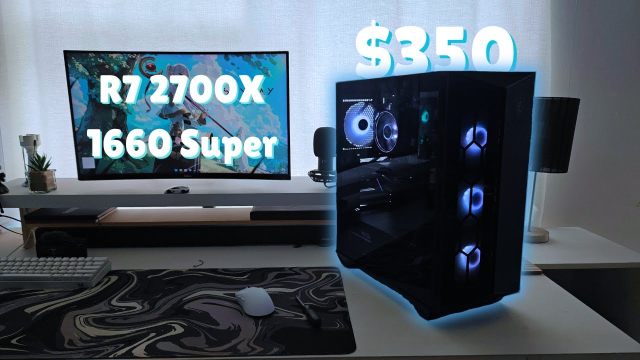 A $350 Gaming PC that'll play all your favourite games! | 1080p Benchmarks | R7 2700X | 1660 Super