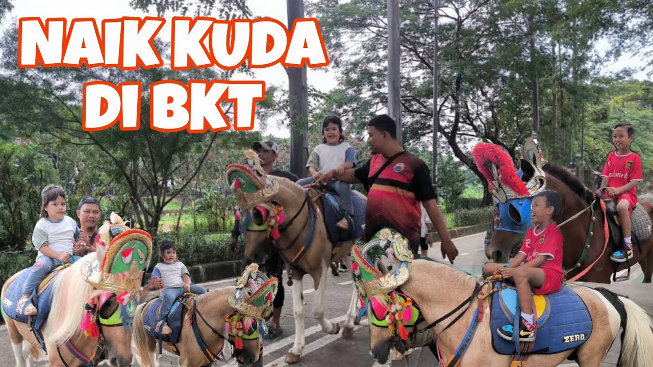 SERUNYA! Naik Kuda di BKT Duren Sawit, Jakarta Timur!