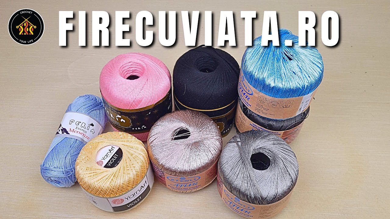 Fire noi pe firecuviata.ro - cele mai bune fire de crosetat si tricotat