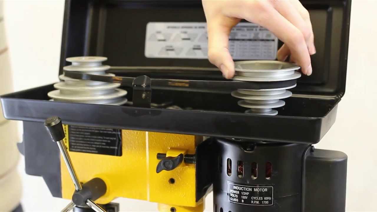 How to Change the Speed of your Drill Press