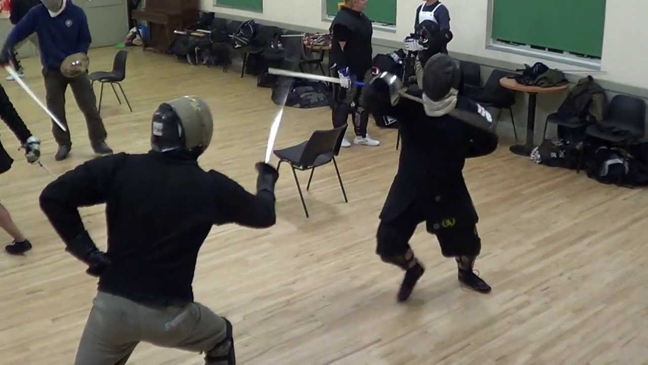 A little sabre drill.