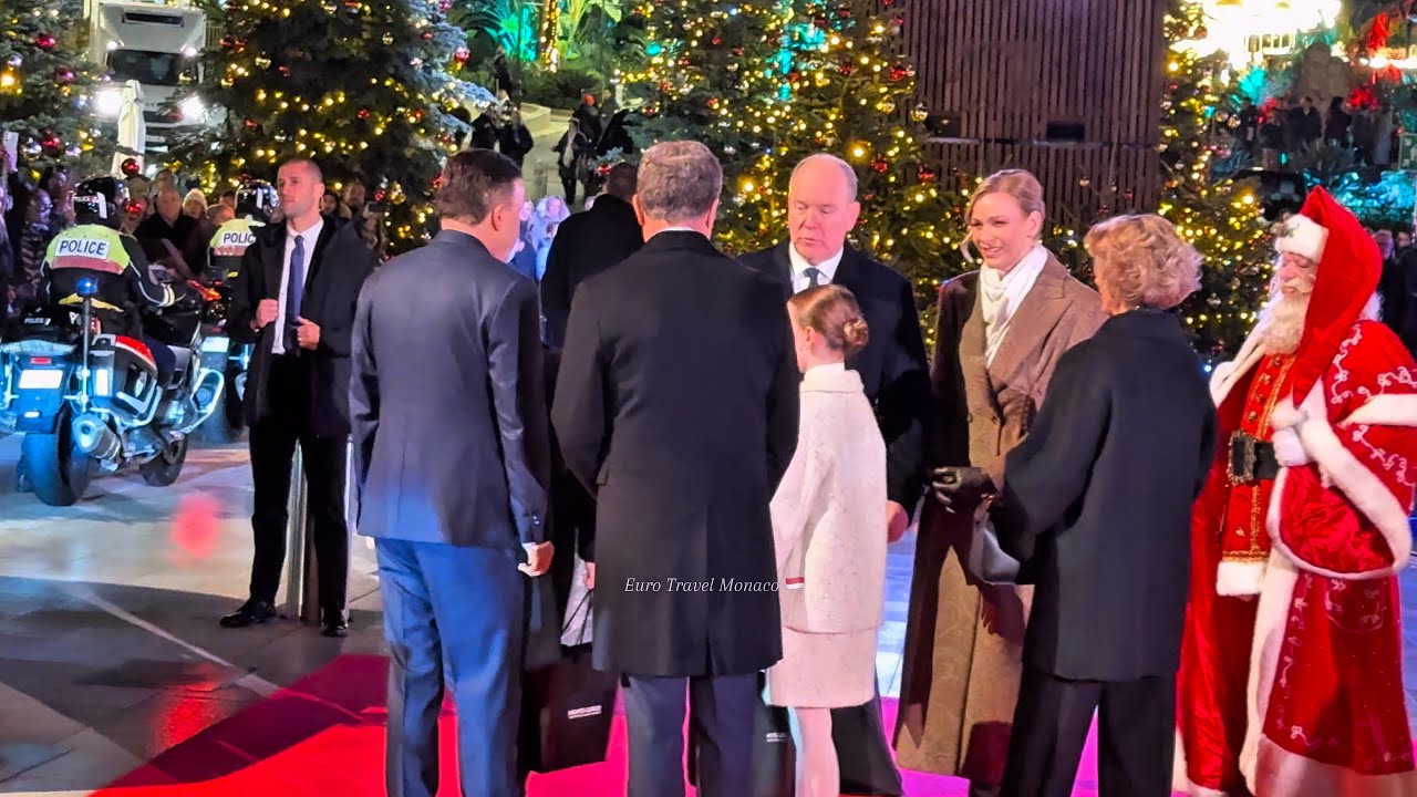MONACO's MOST MAGICAL CHRISTMAS EVER! Royal Family Lights Up Casino Monte-Carlo