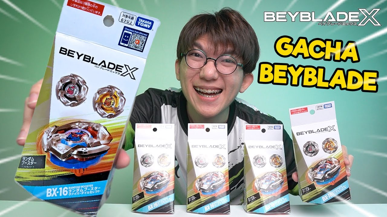 AKHIRNYA GACHA BEYBLADE X!! Unboxing Random Booster Vipertail Select - Beyblade X Indonesia