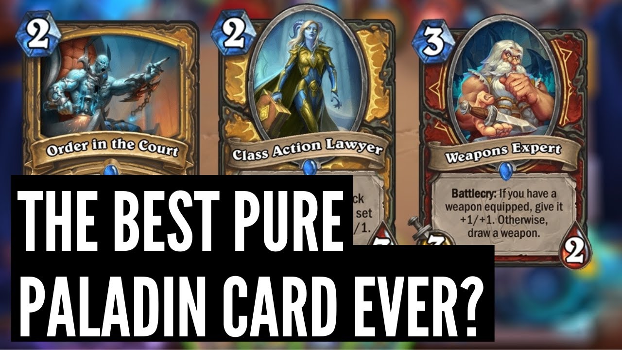 Paladin gets THREE AMAZING cards! Warrior gets complete TRASH!?