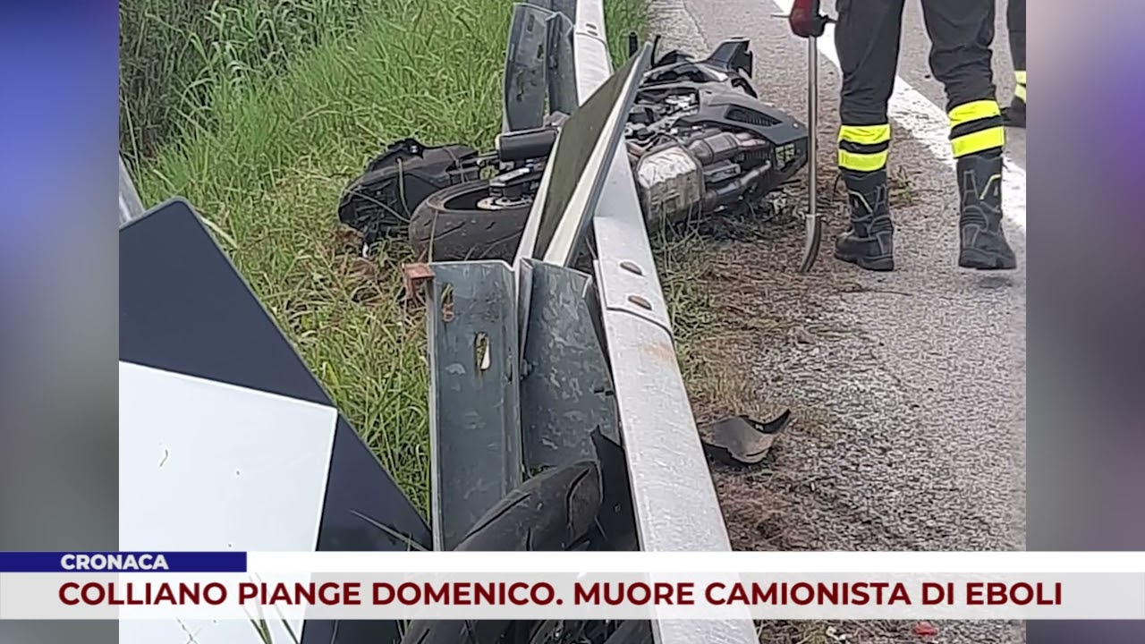 CRONACA. COLLIANO PIANGE DOMENICO. MUORE CAMIONISTA DI EBOLI