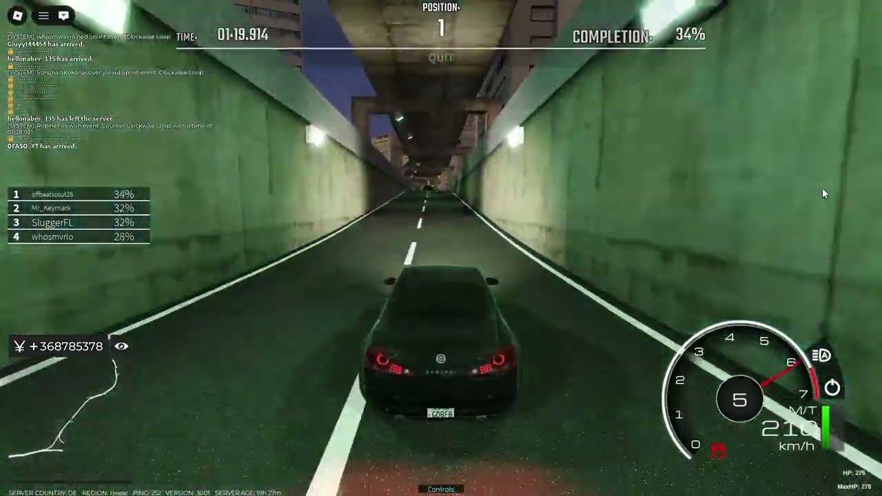 Skyline V35 vs Skyline R32 randoms | C1 Clockwise Loop [Midnight Racing: Tokyo]