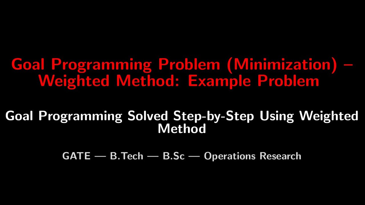 Management Science Tutorial: Goal Programming for Optimal Advertising Mix