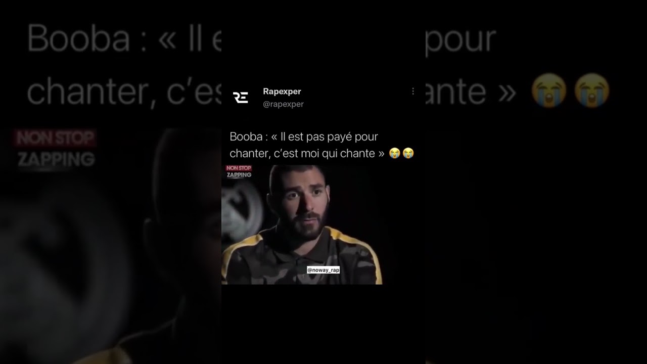 Quand Booba d&eacute;fend Benzema 😭 #booba #benzema #rap #rapfr