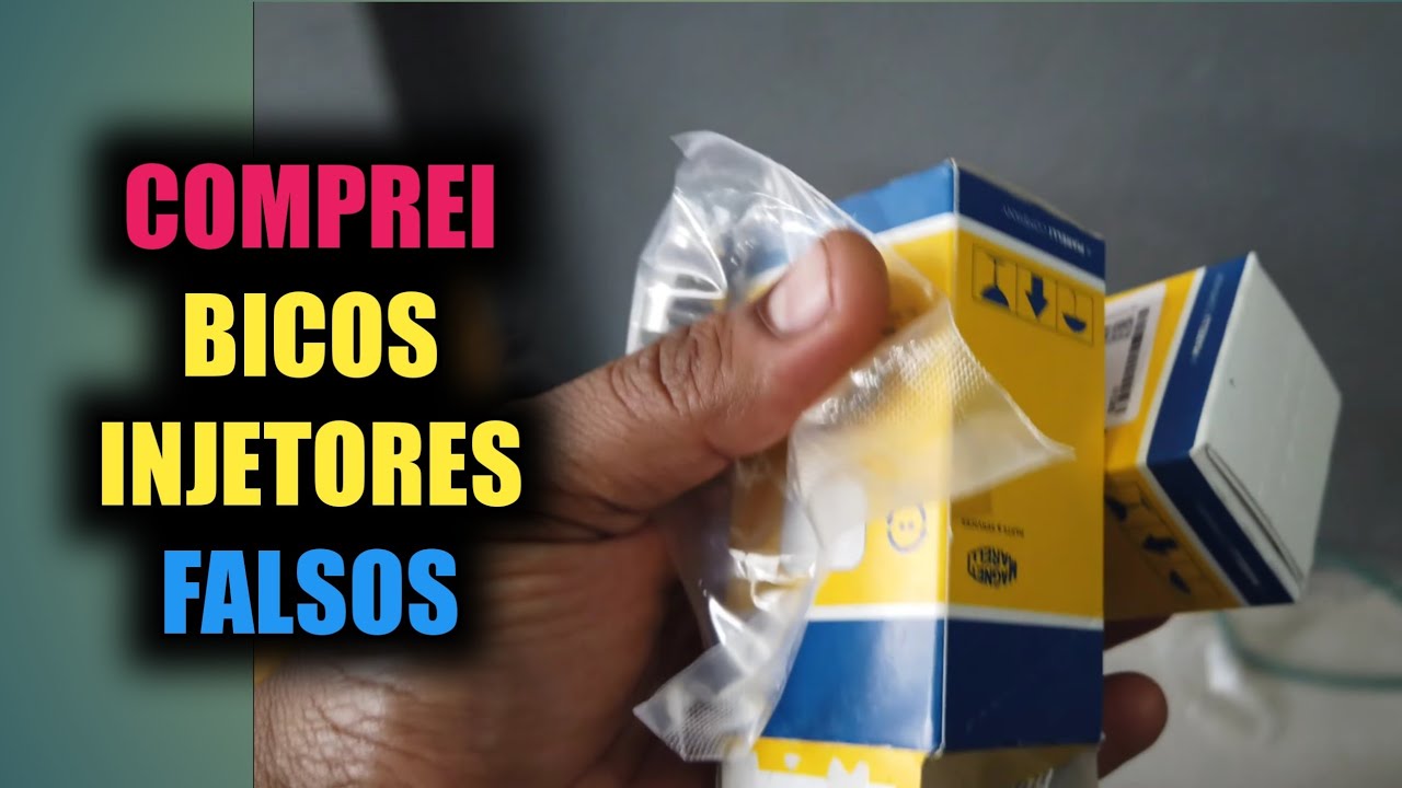 Bico injetor falso. Por isso tem que testar os novos.
