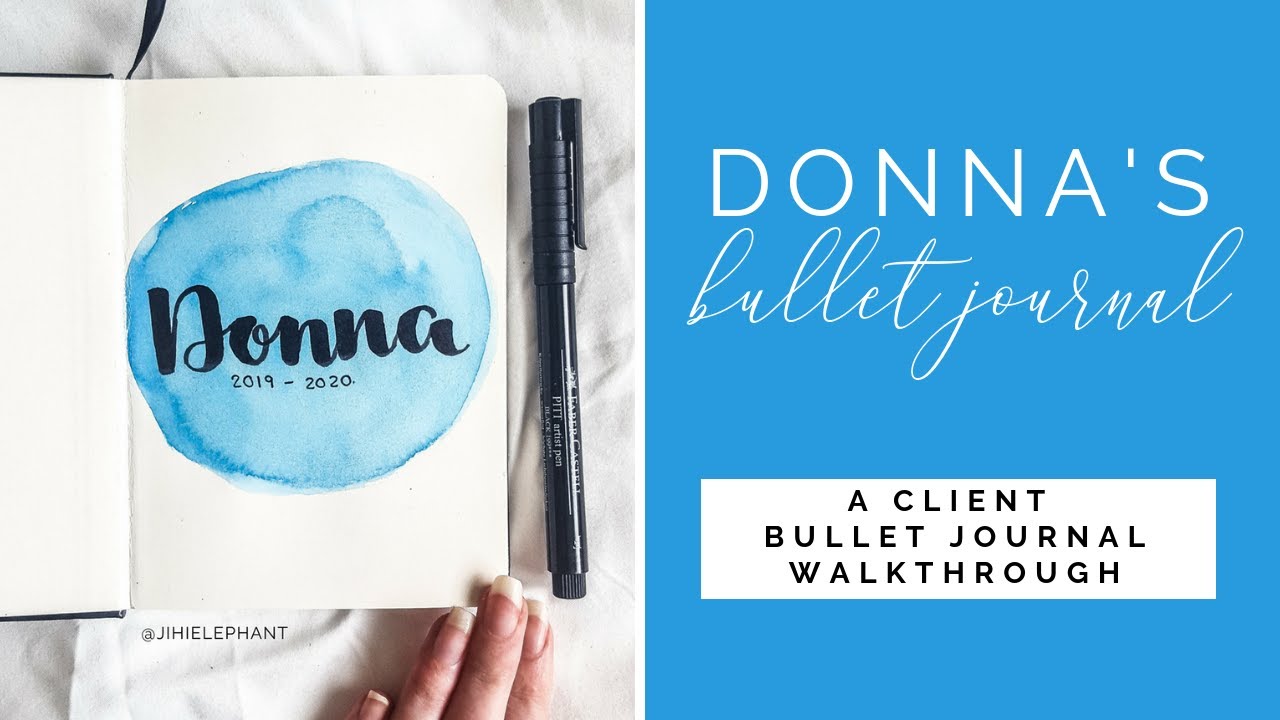 Donna's Bullet Journal | Client Bullet Journal Walkthrough
