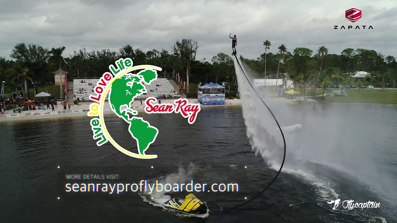 Sean Ray battle for TOP 4 - Pro Watercross Flyboard world championship Naples 2017