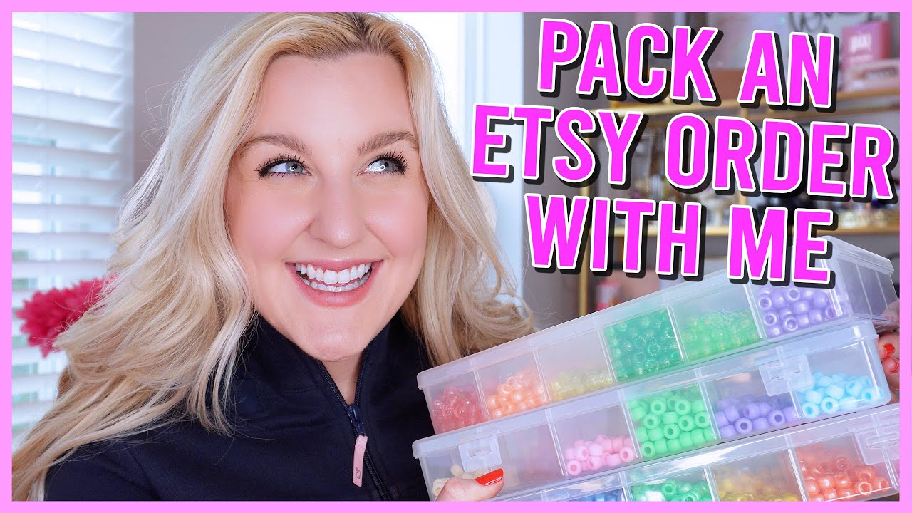 PACK AN ETSY ORDER WITH ME (MAKING BRACELETS TOGETHER: HOW TO MAKE BRACELETS) || KellyprepsterStudio