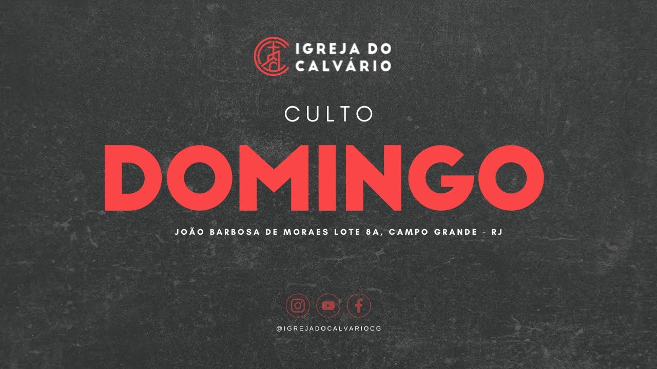 CULTO DE DOMINGO - 08/02/2026