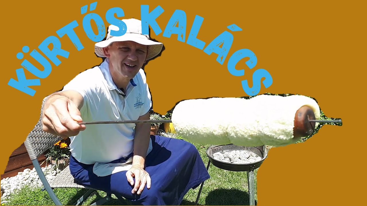 Elég a sorban állásból!!! Kürtőskalács sütése otthon, grillen faszénen.