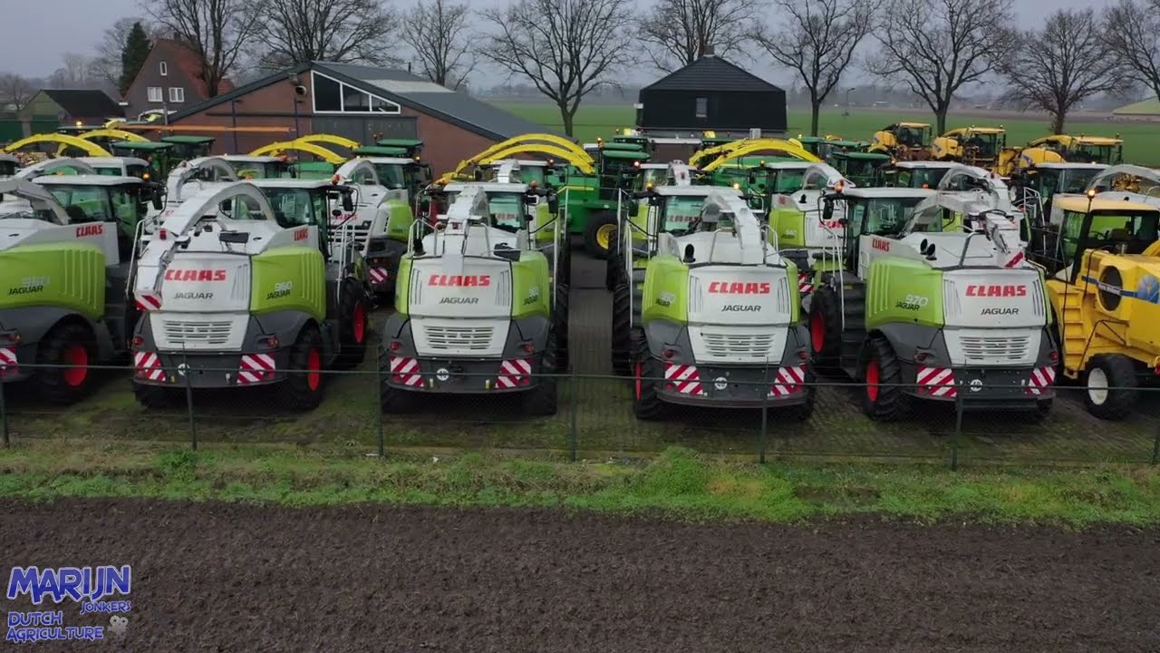 Unique Sight! 47 Forage Harvesters on the road