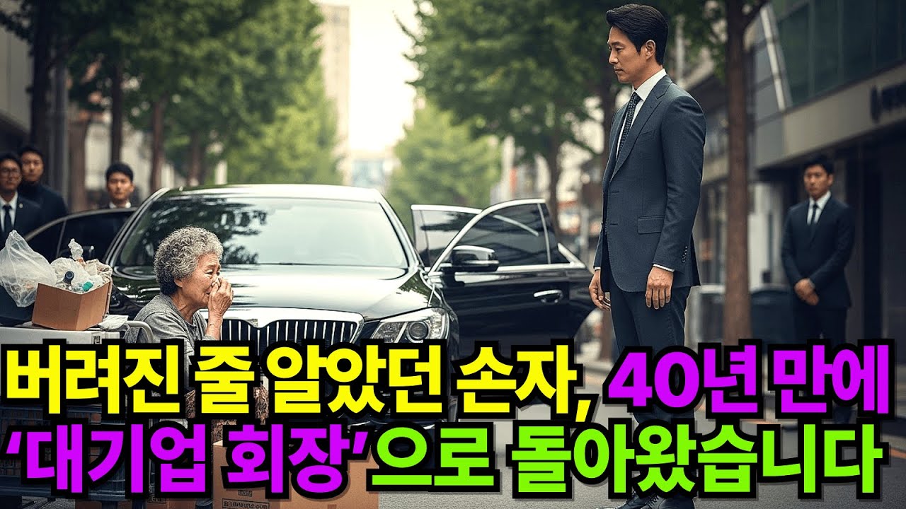 40년 전 사라진 손자, 달동네에서 재벌회장으로 다시 나타났습니다 /오디오북/라디오사연/반전드라마