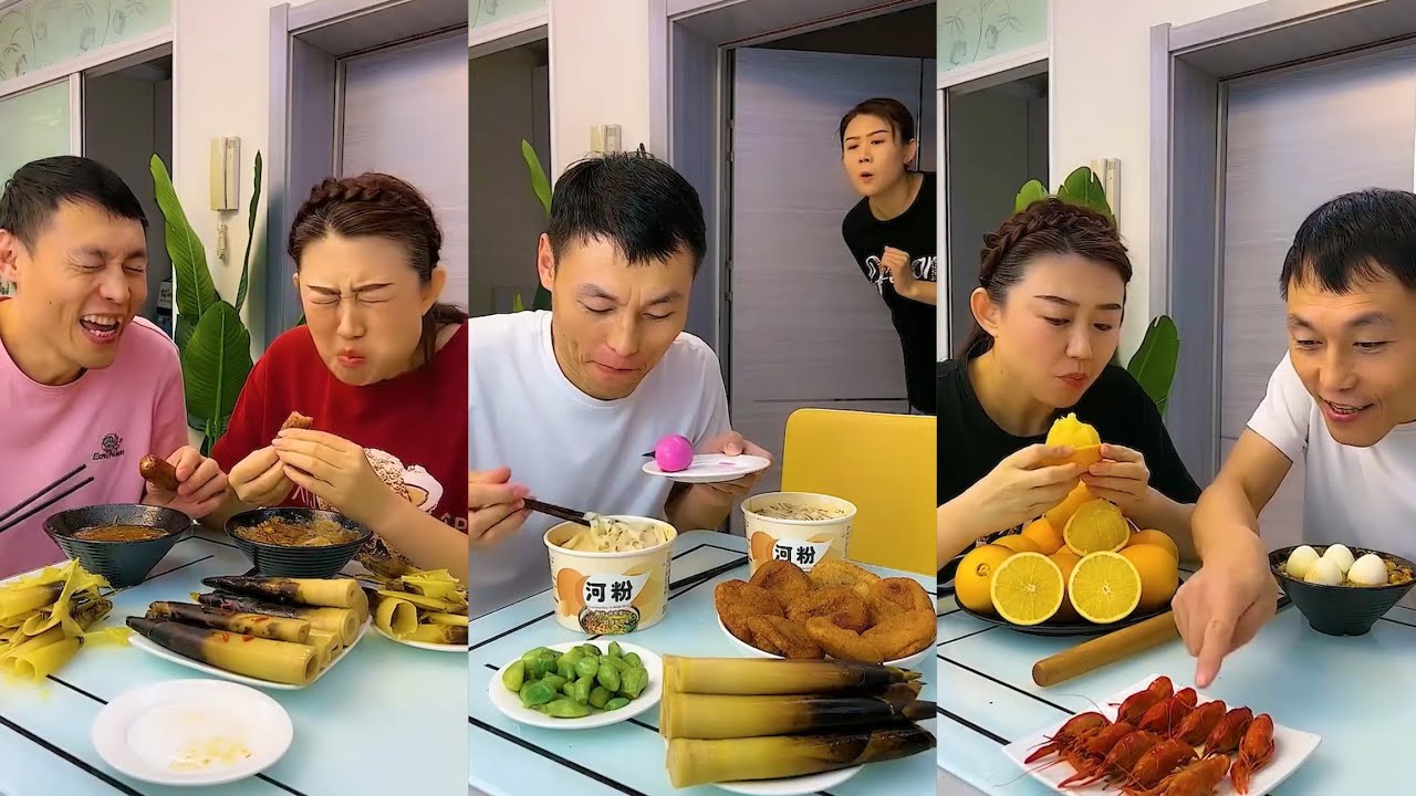 Trending 🔥 Funny Husband Wife Yummy Food Eating Challenge||Prank 😂🤫||Comedy 🤣🤣