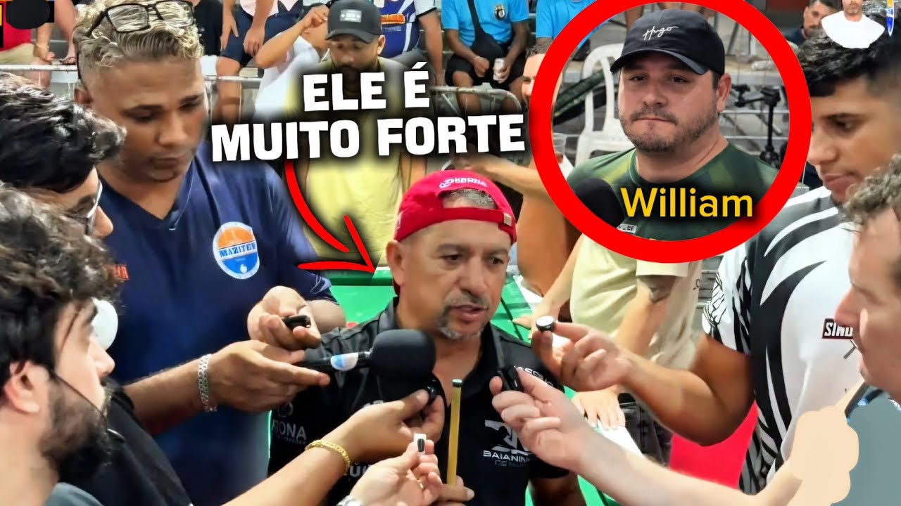 Baianinho Encontrou um Novo RIVAL ?😱🎱 Impressionante o jogador o William 😨🇧🇷