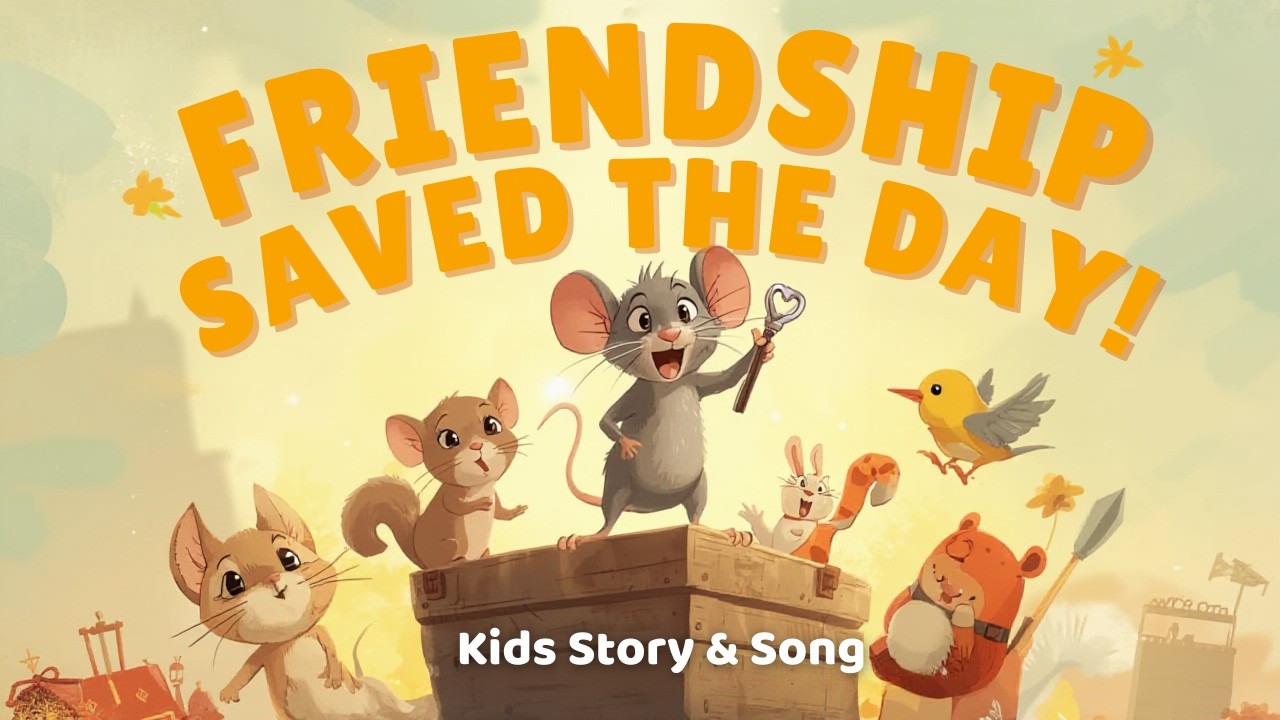 The Little Mouse and True Friendship 🐭 | Kids Story Song | Nursery Rhymes for Children