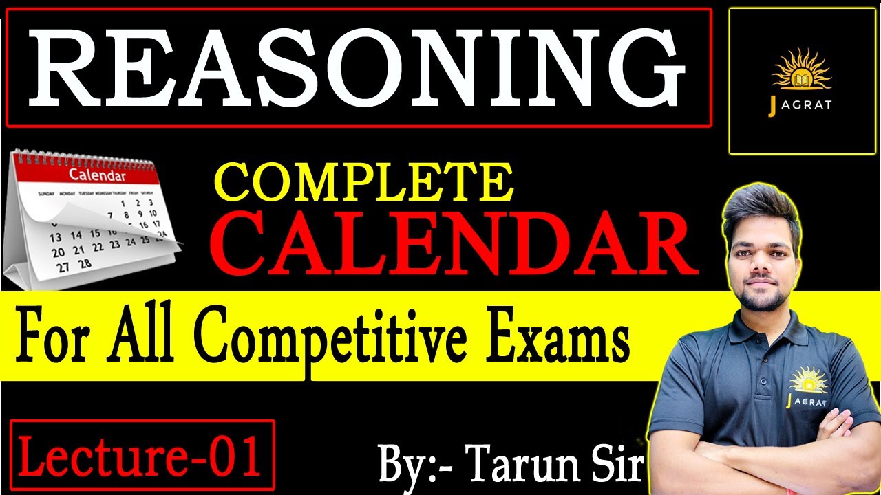 Lecture-1 | Calendar | Reasoning | For mpsi | ssc | ntpc & all Competitive Exams | By:- Tarun Sir