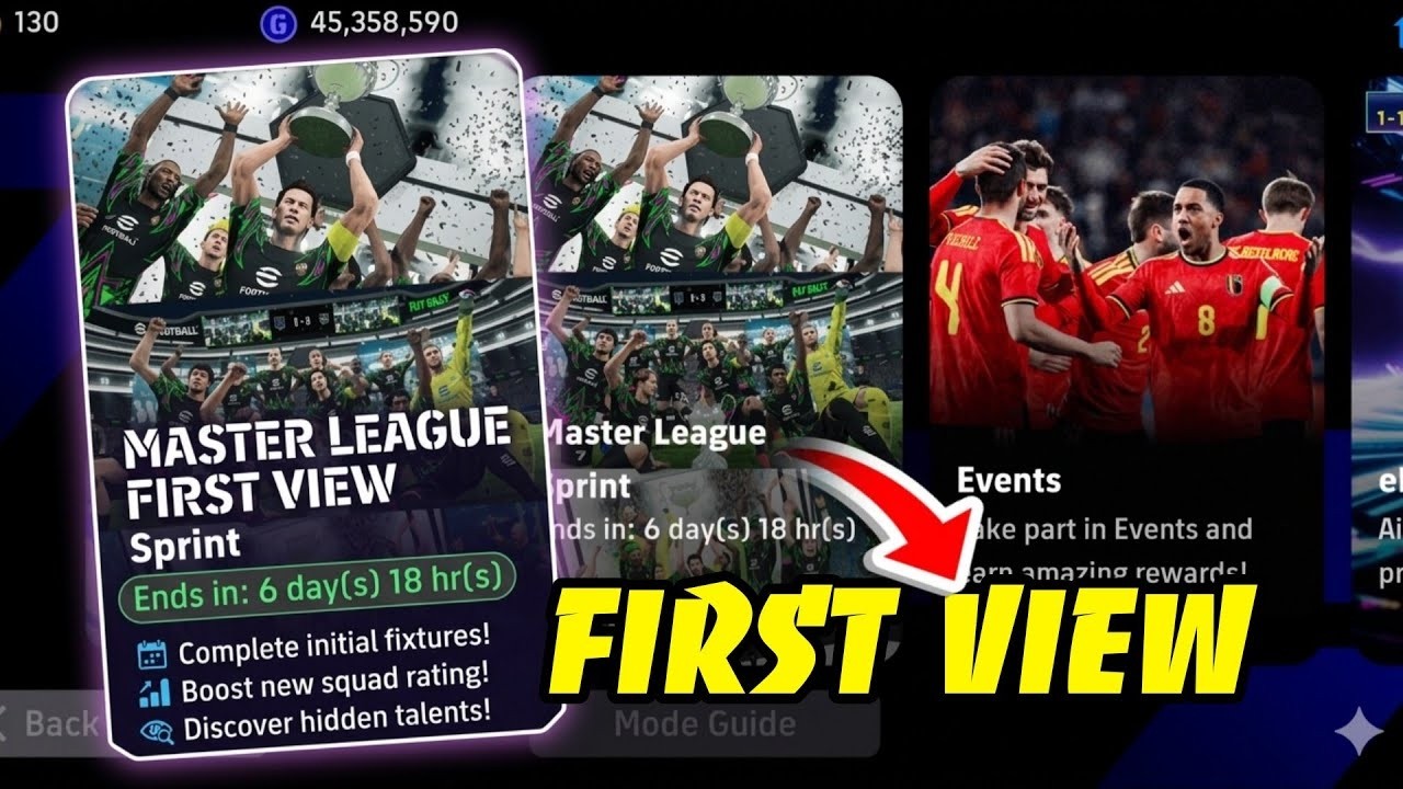 نظرة أولى على دوري الماستر في لعبة eFootball 2026 | كيفية لعب دوري الماستر في لعبة eFootball 2026