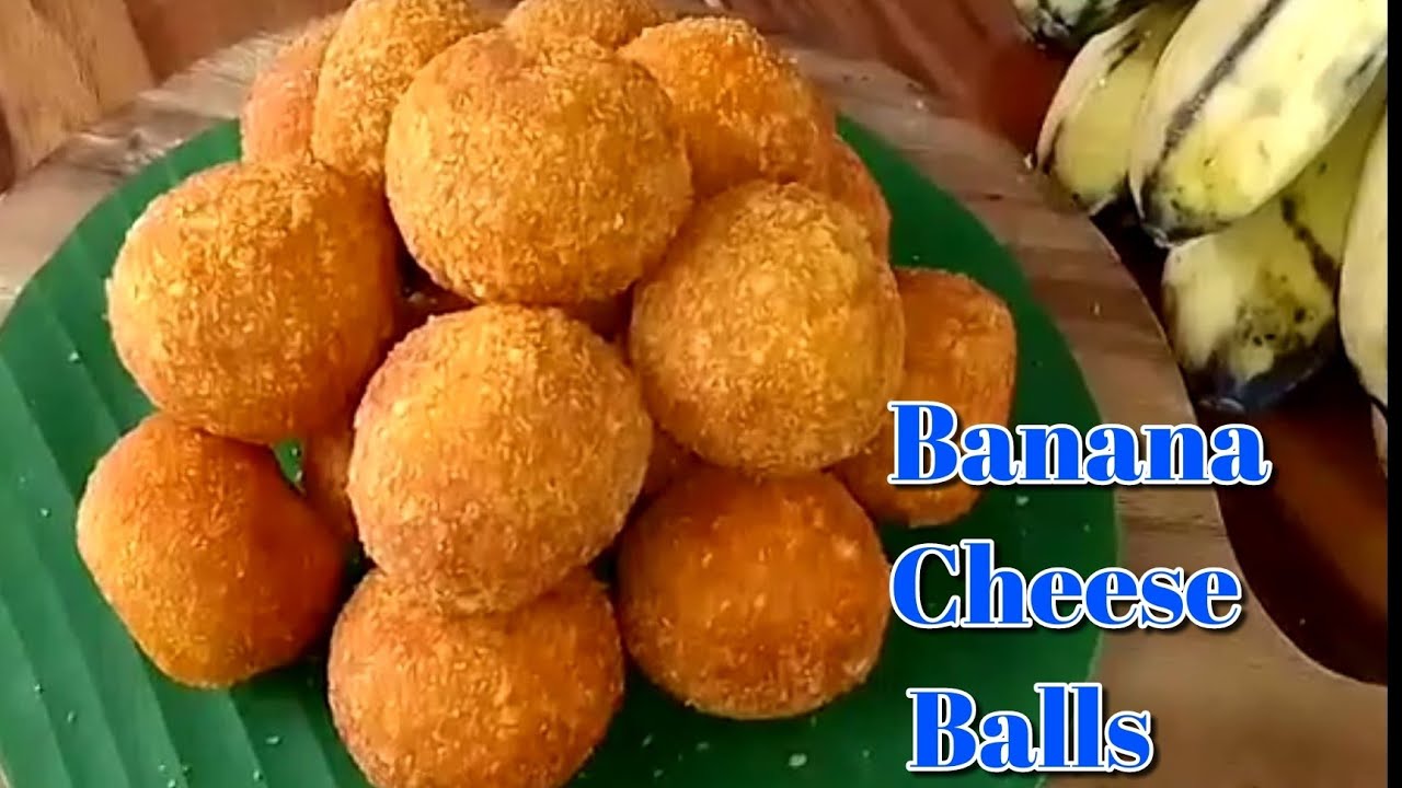 BANANA CHEESE BALLS EASY RECIPE BANANA CHESSE PANG NEGYOS IDEAO