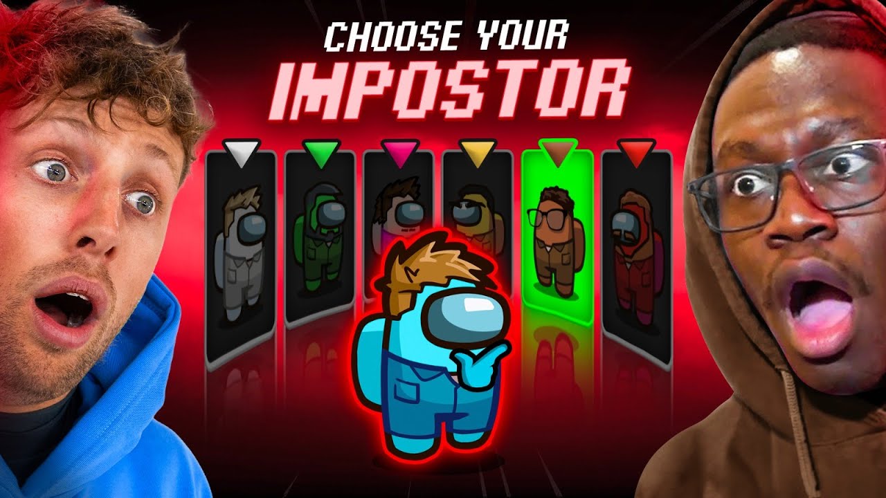 SIDEMEN AMONG US BUT THE IMPOSTOR CHOOSES THEIR TEAMMATE