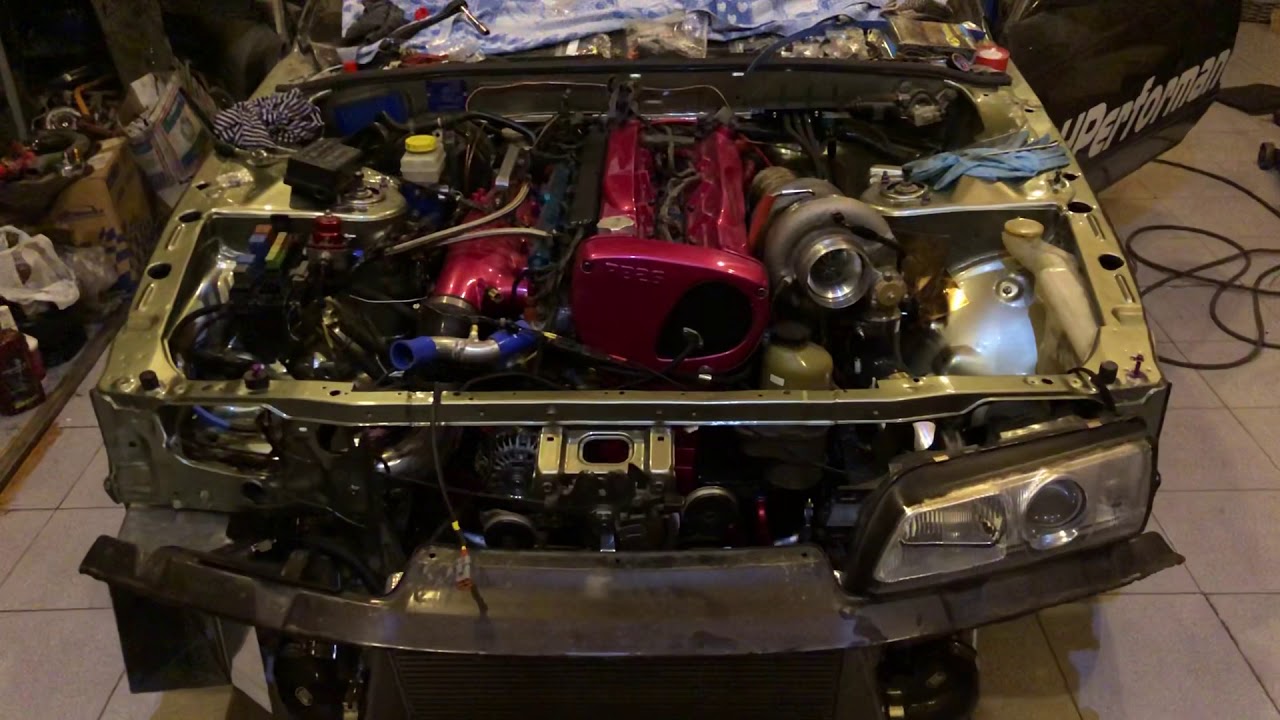 RB30DET + EFR8374 first start. Link G4, ID1000